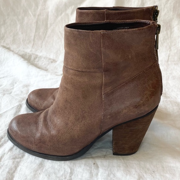 Arturo Chiang Hadley Leather Ancle Boots - Picture 4 of 13